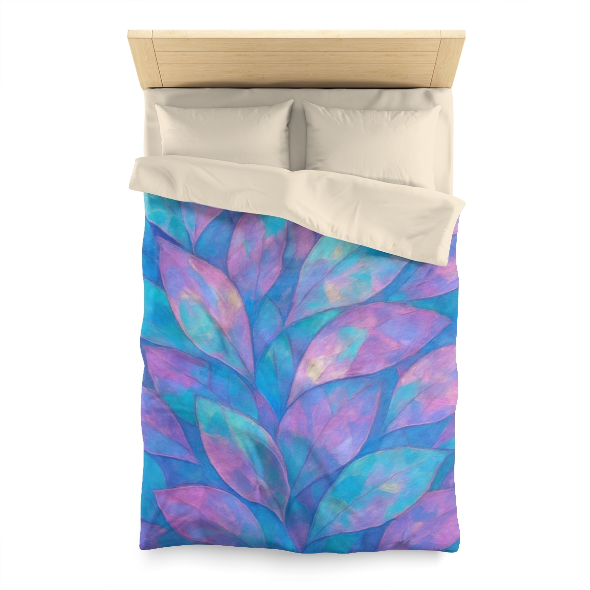 Petal Mosaic Aurora warm winter duvets