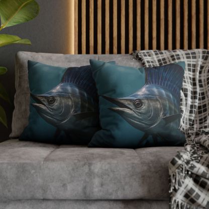 Prismatic Surge Sailfish designer print pillow cases