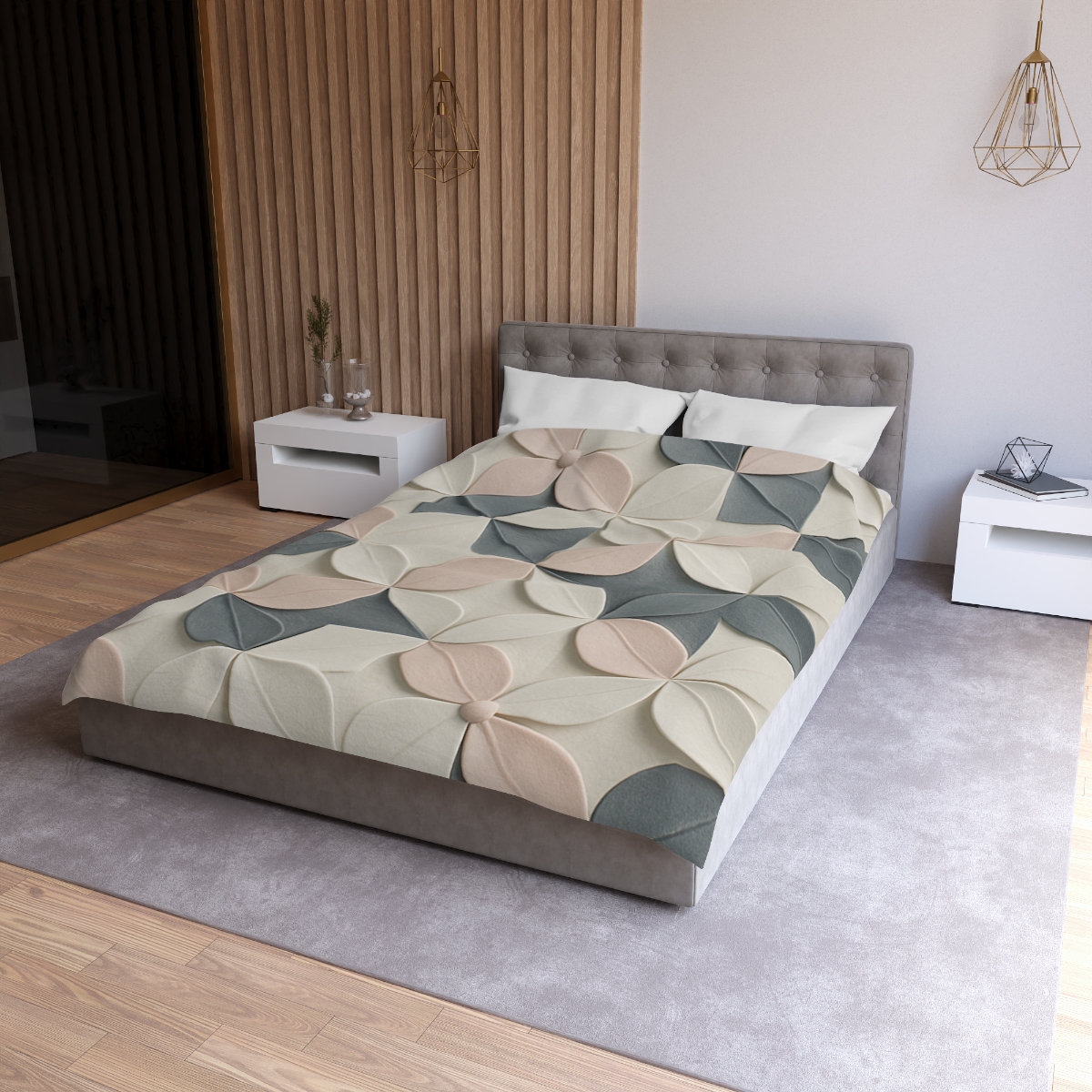 Blossom Fold Tessellation personalized bedding duvets