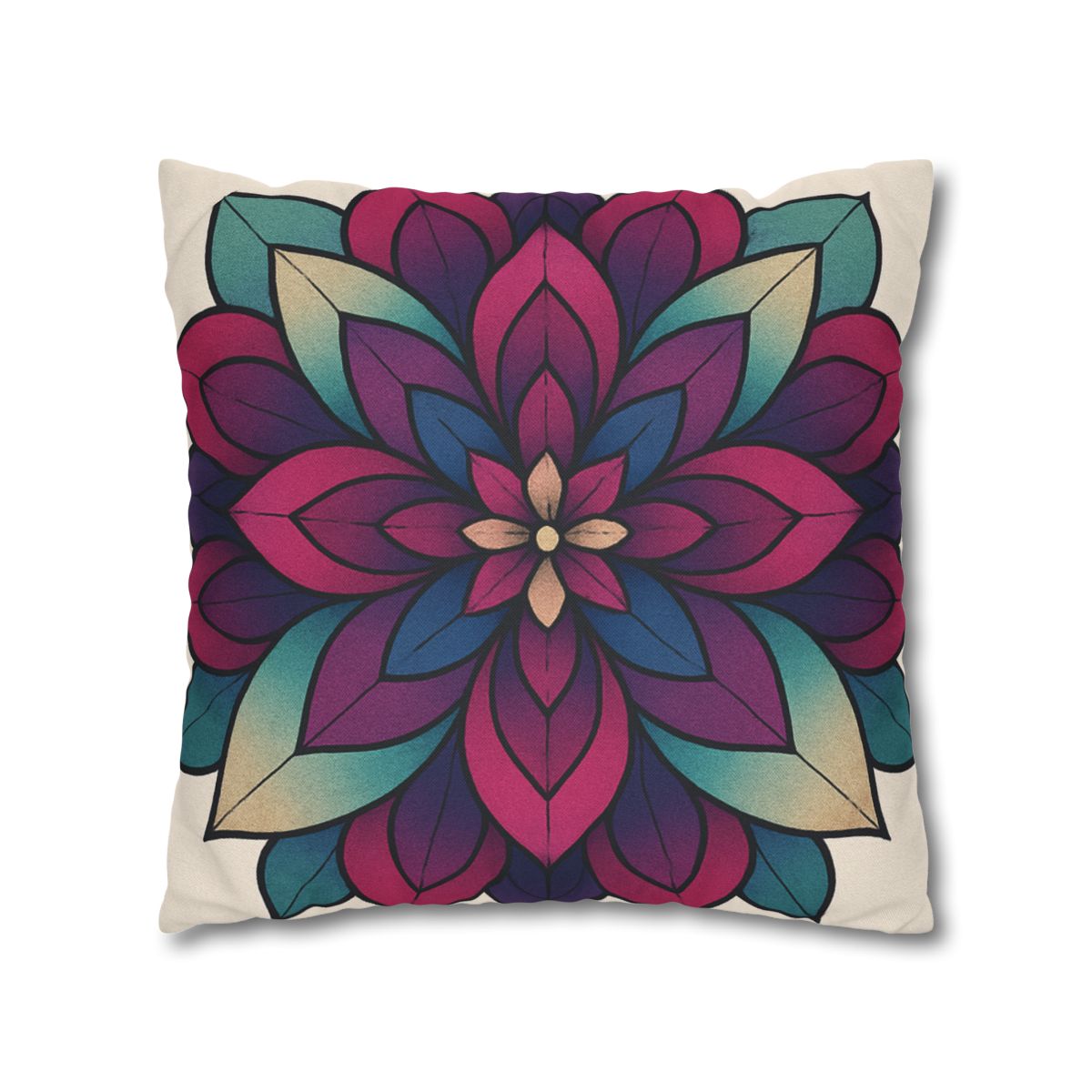 Petal Prism Overlap custom pillow cases