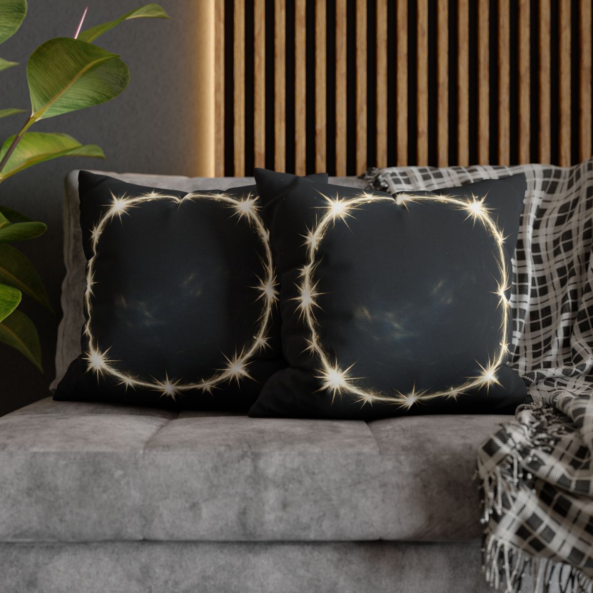 Starburst Mirage Ring unique gift pillow cases