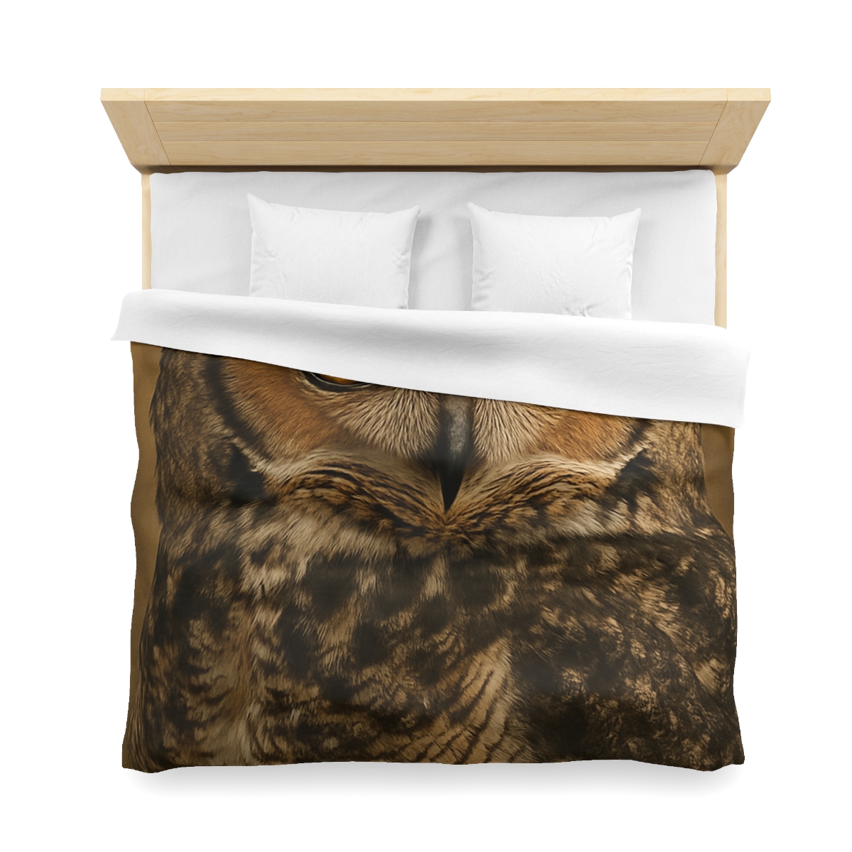 Amber Vigil Great Horned Owl soft comforter duvets