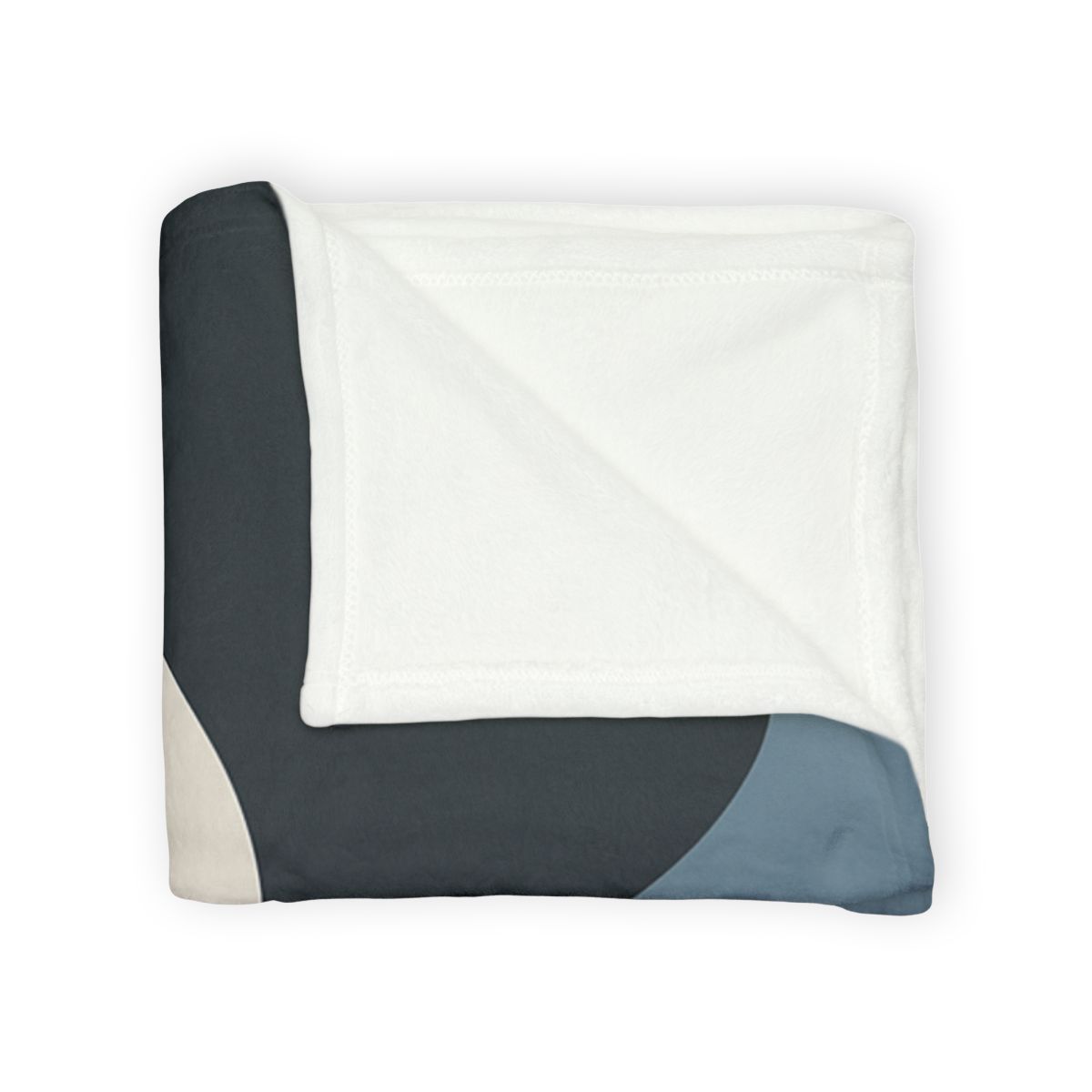 Staggered Circle Trio designer printed blankets