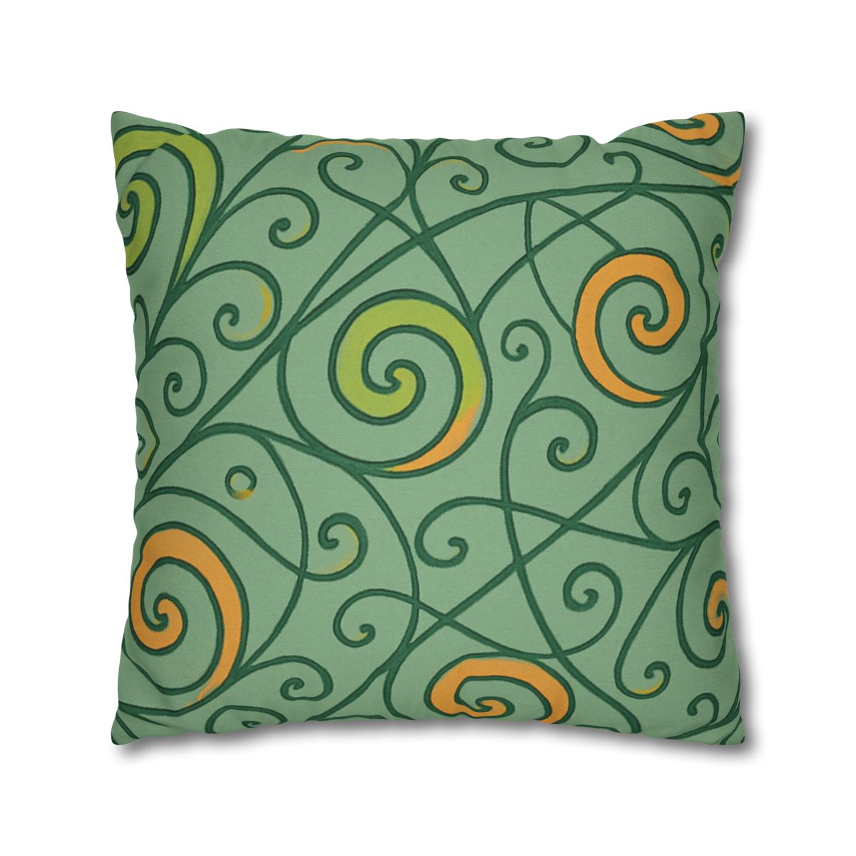 Tendril Spiral Lattice soft cotton pillow cases