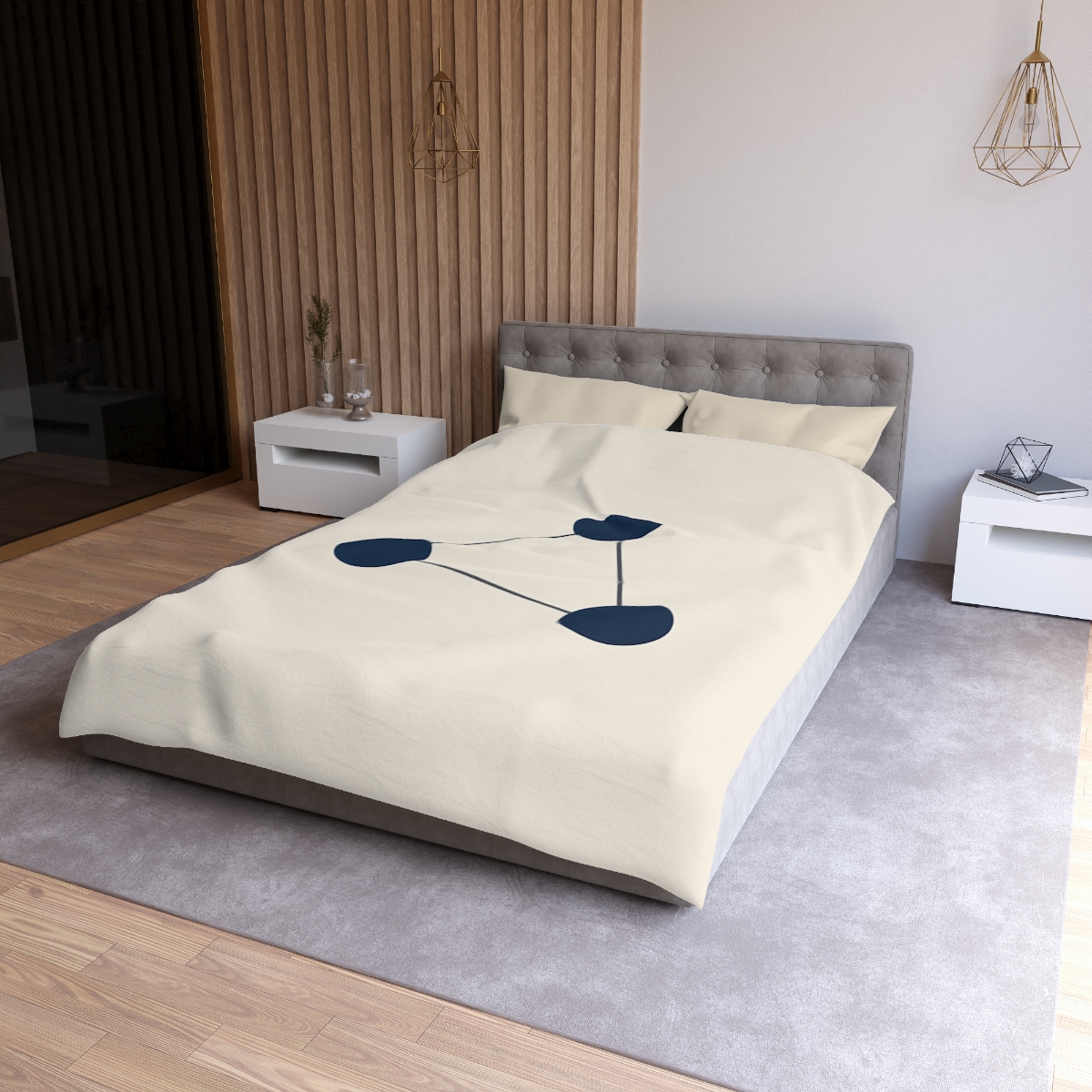 Orbital Line Cluster soft comforter duvets