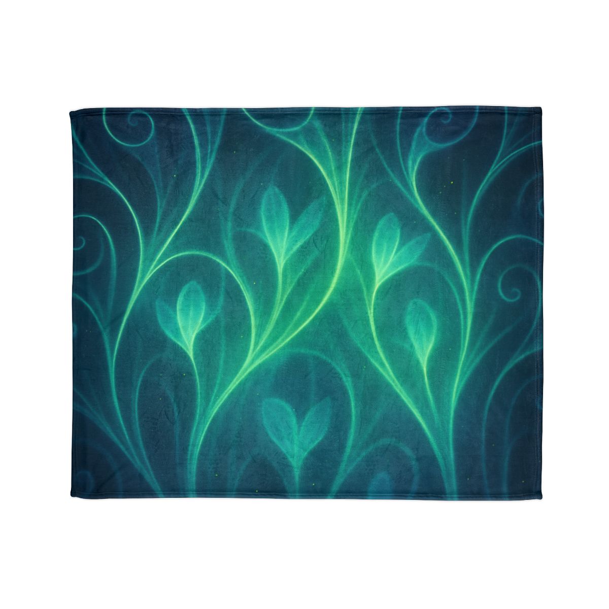 Vine Curl Aurora Lattice soft fleece blankets