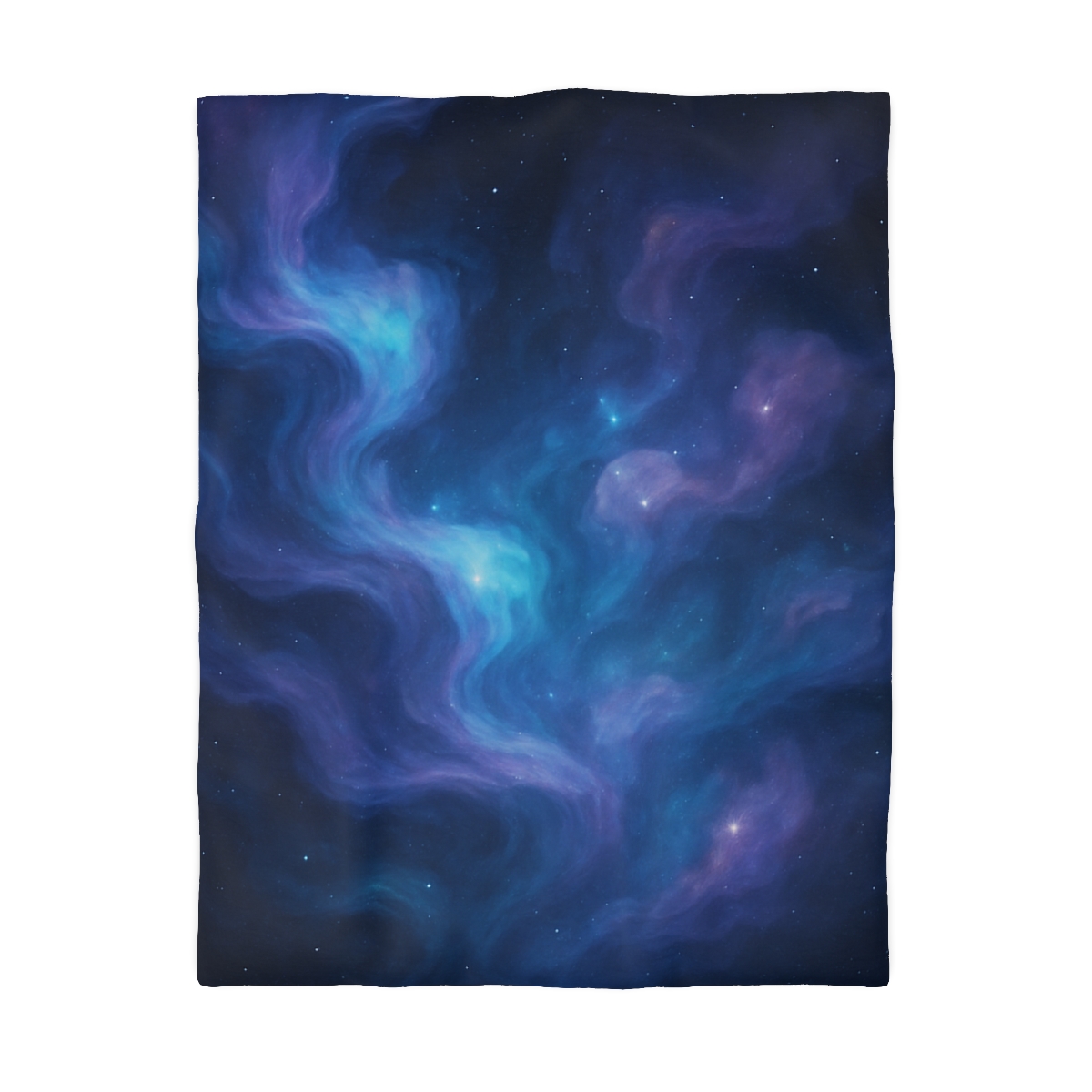Spectral Nebula Currents personalized bedding duvets