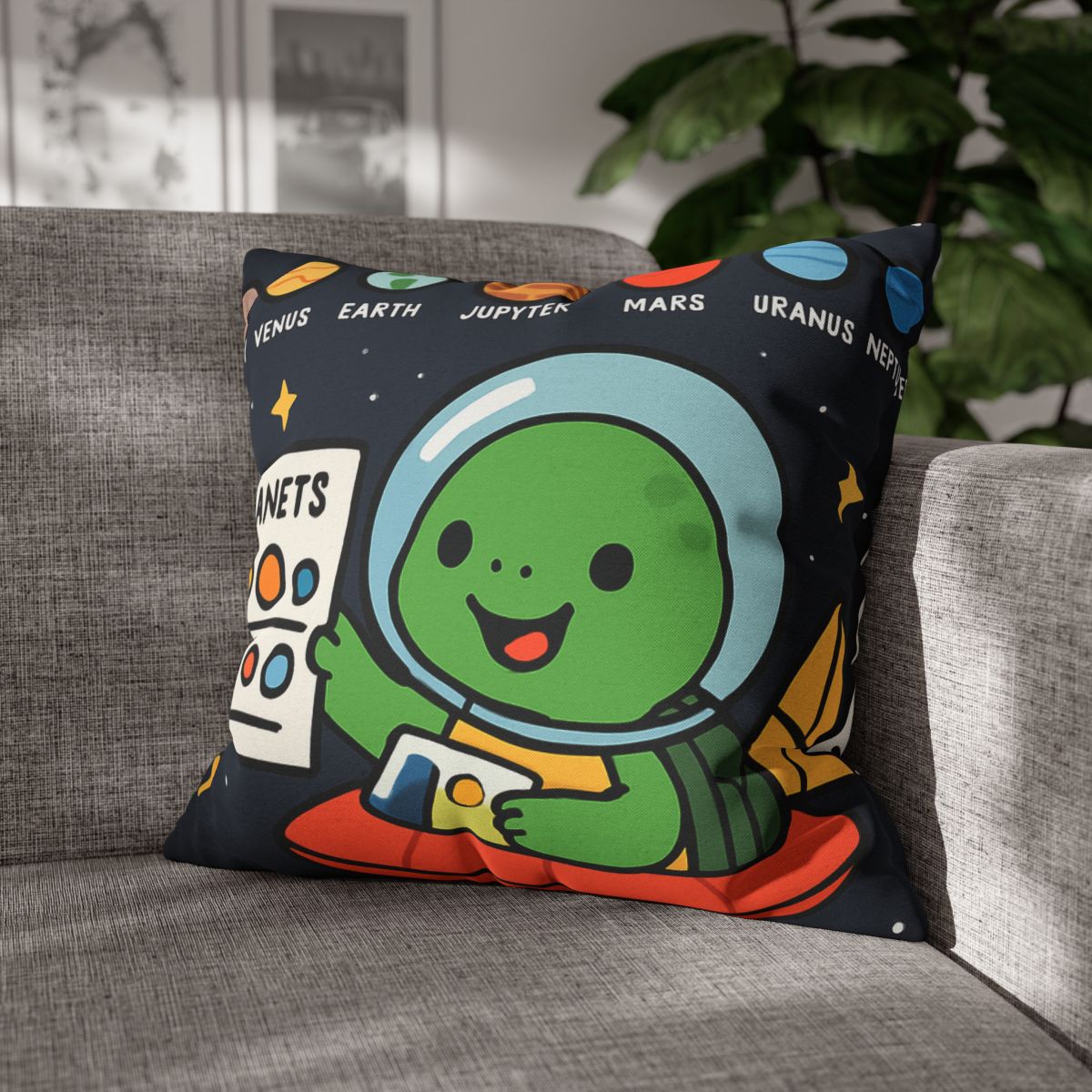 Solar Sail Turtle And The Planetary Parade unique gift pillow cases