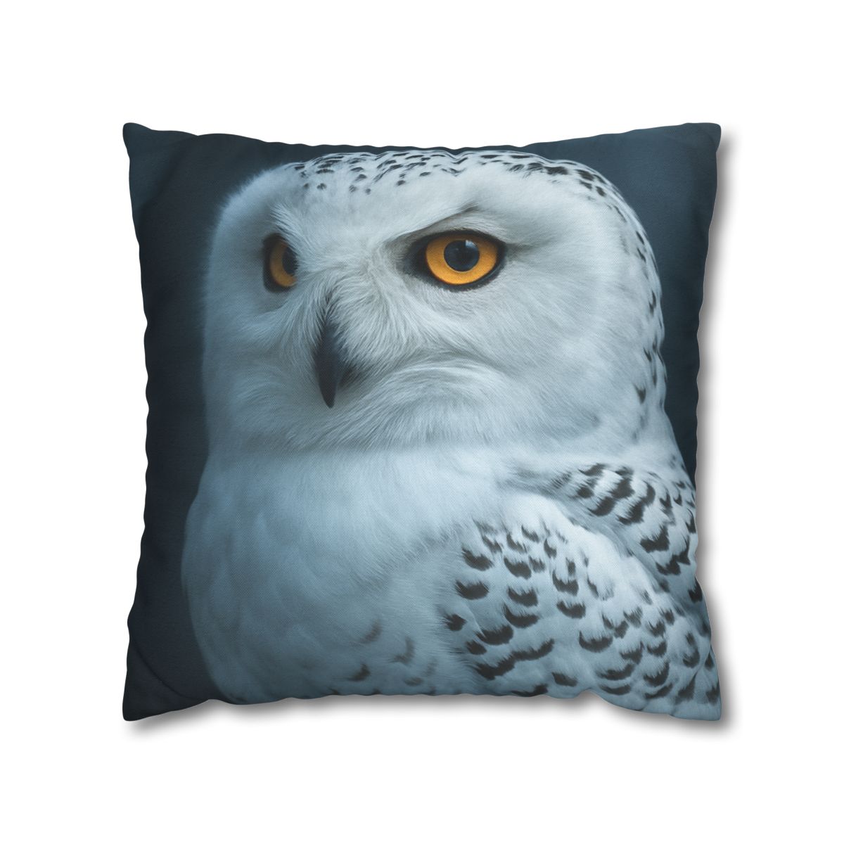 Midnight Watch Snowy Owl personalized pillow covers
