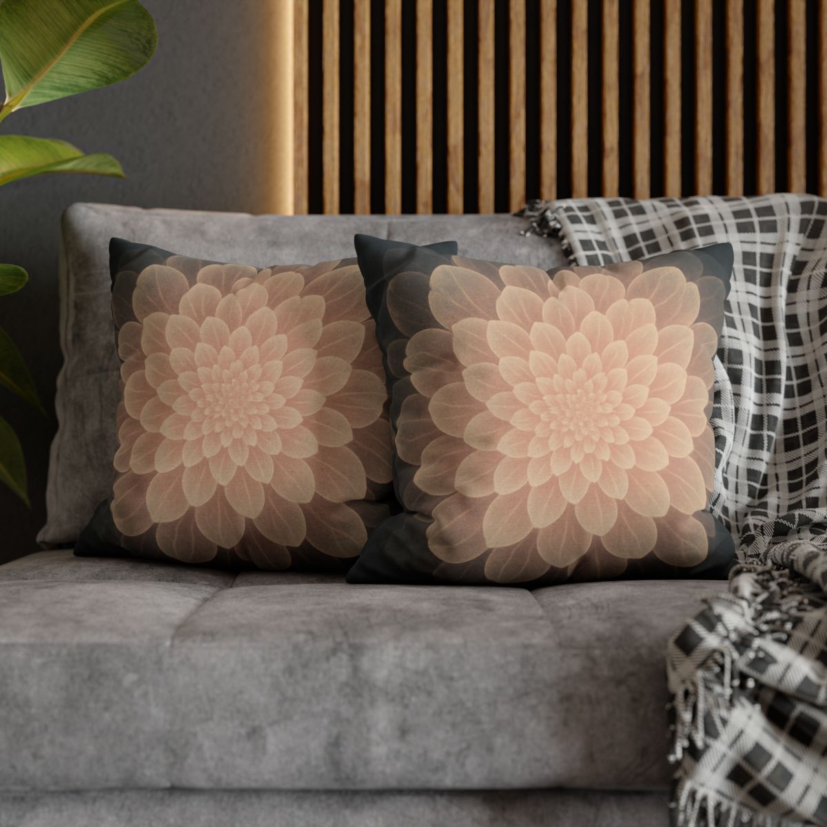 Petal Halo Fractals trendy patterned pillow cases