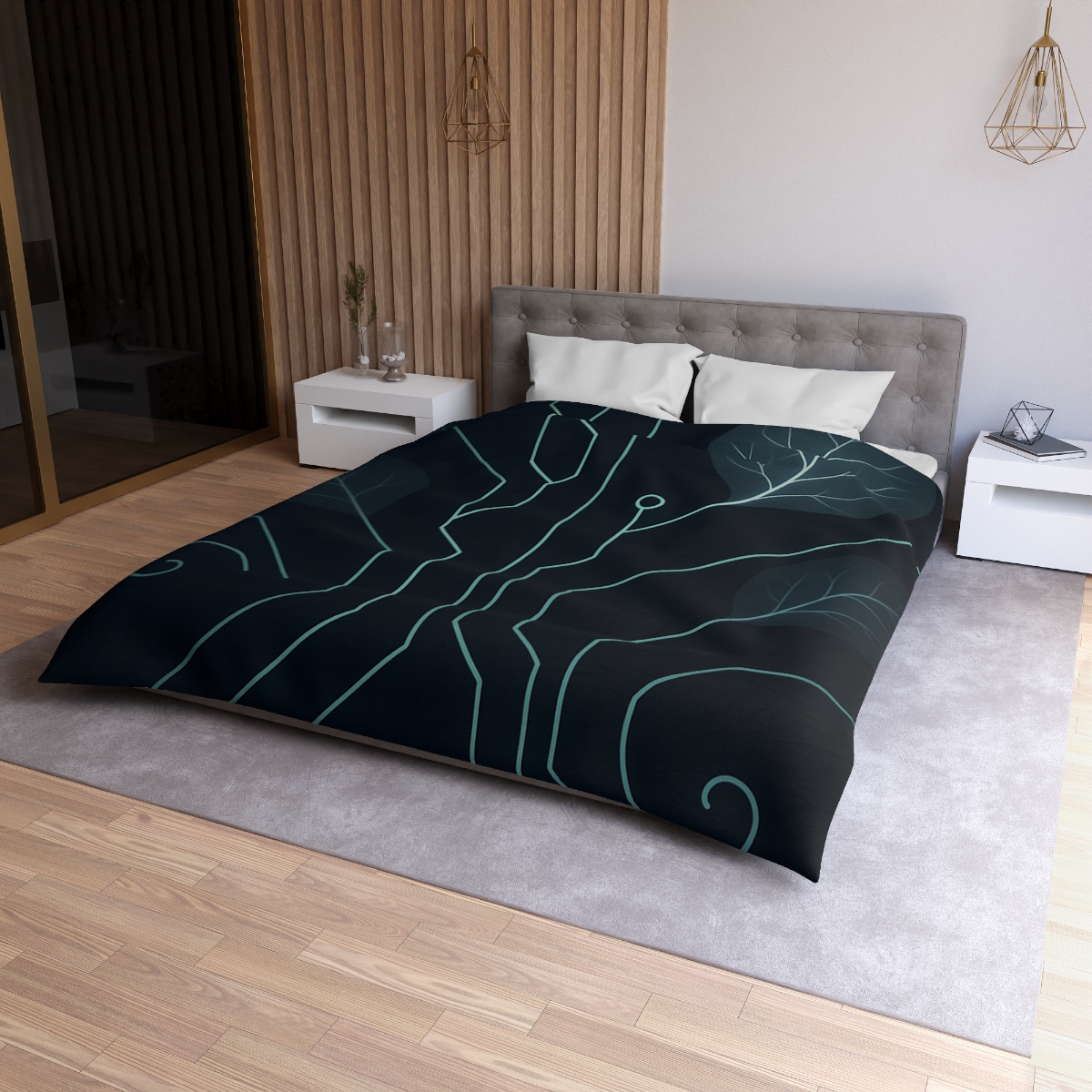 Vine Circuit Filigree stylish duvet covers