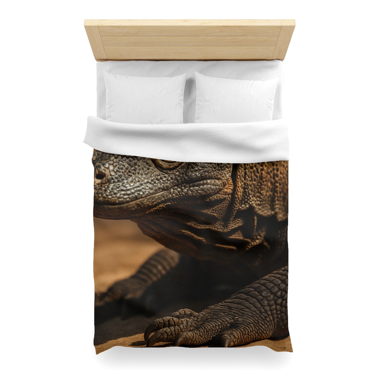 Ancient Scale Komodo Dragon stylish duvet covers