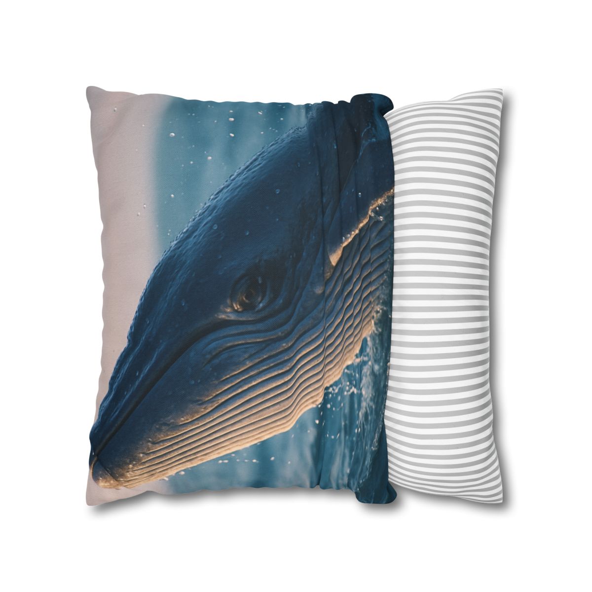 Ocean Song Blue Whale trendy patterned pillow cases