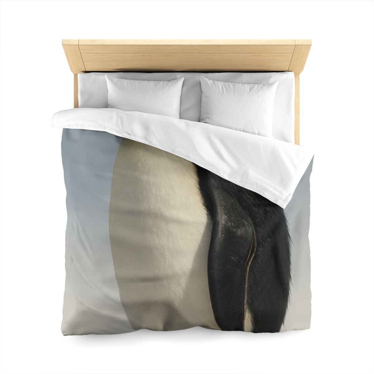 Glacier Gleam Emperor Penguin stylish duvet covers