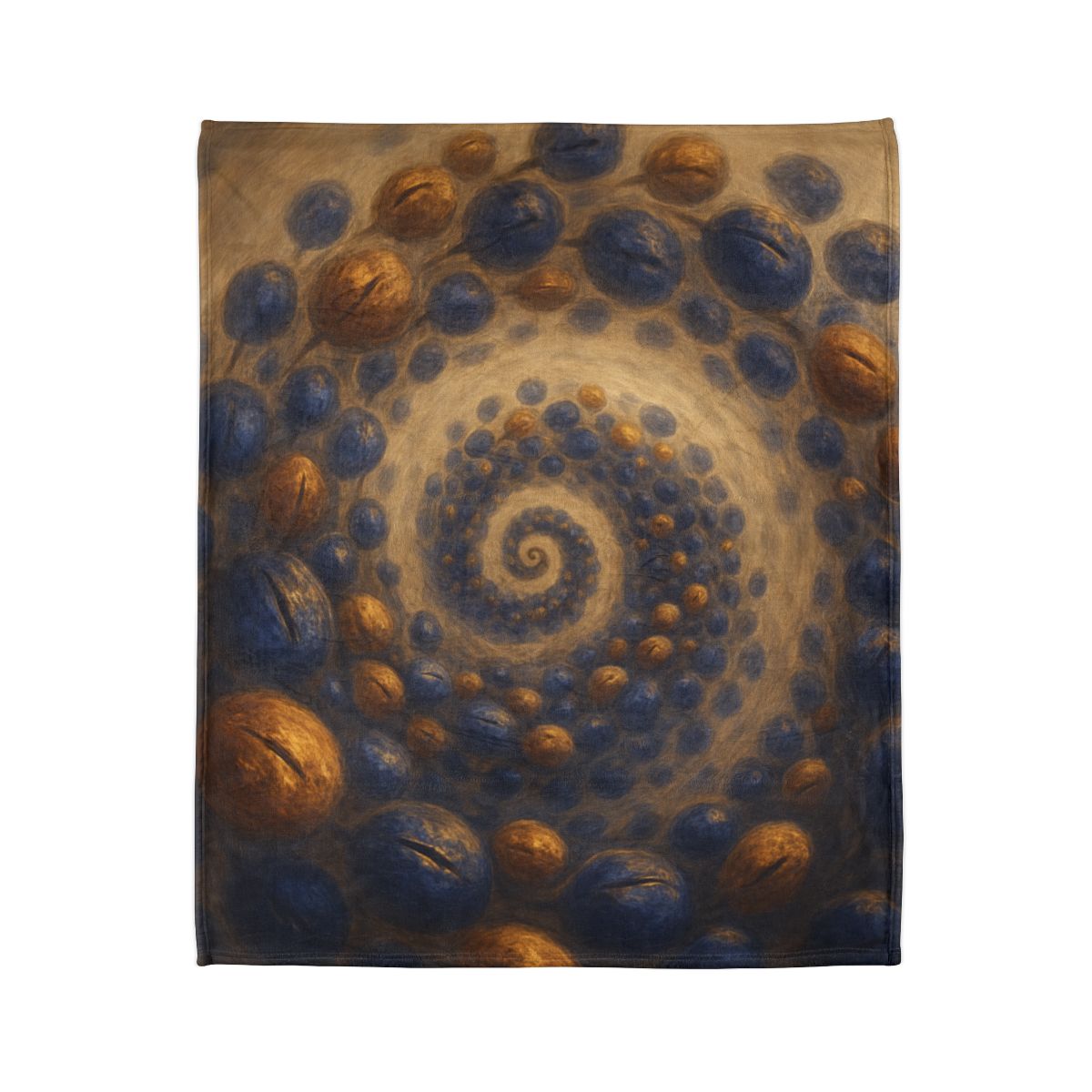 Spiral Seed Cluster decorative home blankets