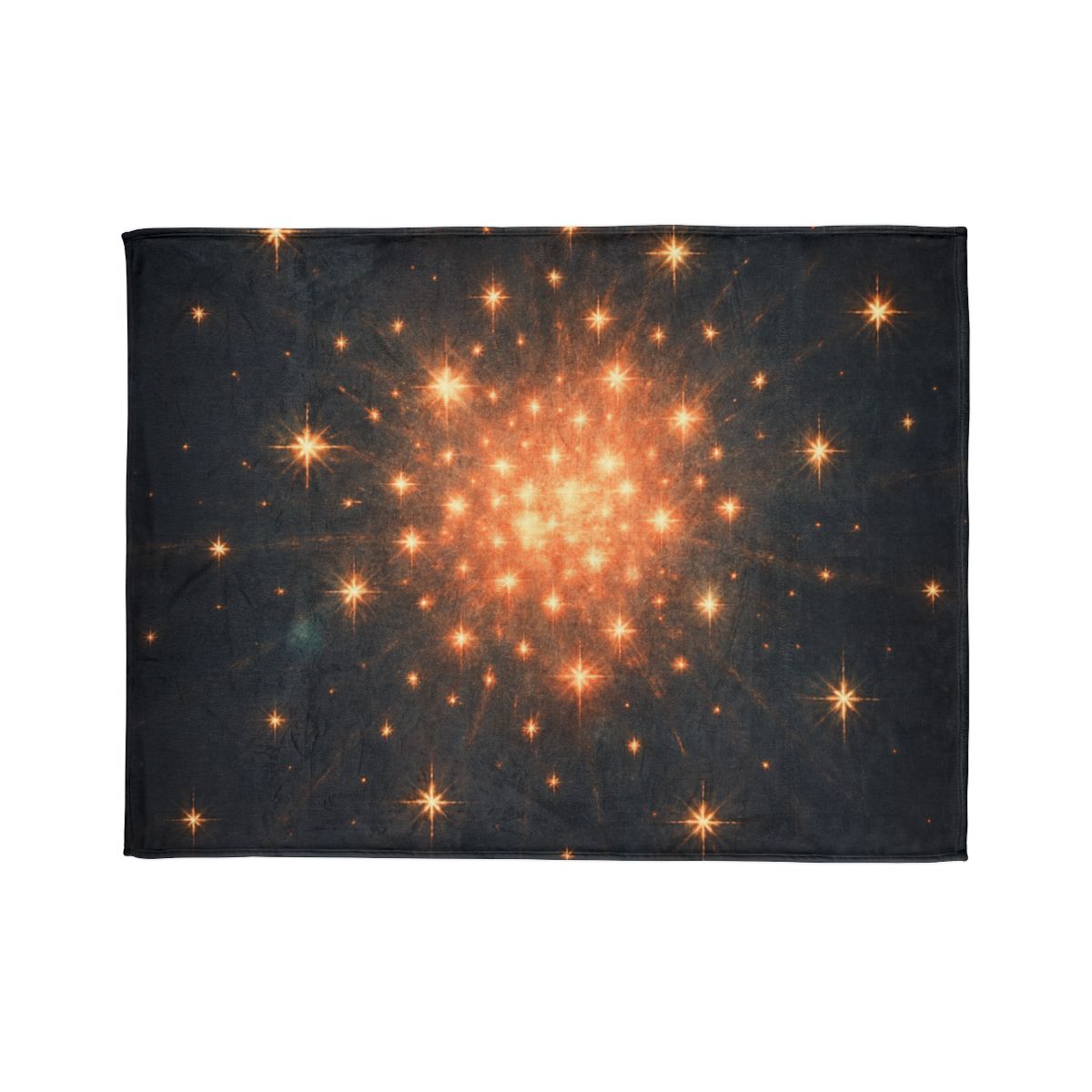 Starburst Mosaic Field personalized cozy blankets