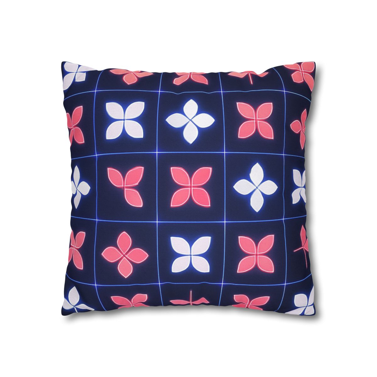 Quantum Blossom Grid custom pillow cases
