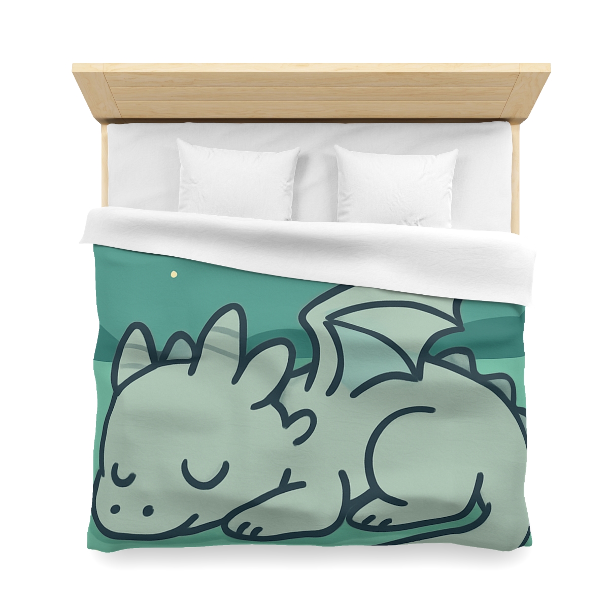 Moonlight Meadow Dragon stylish duvet covers