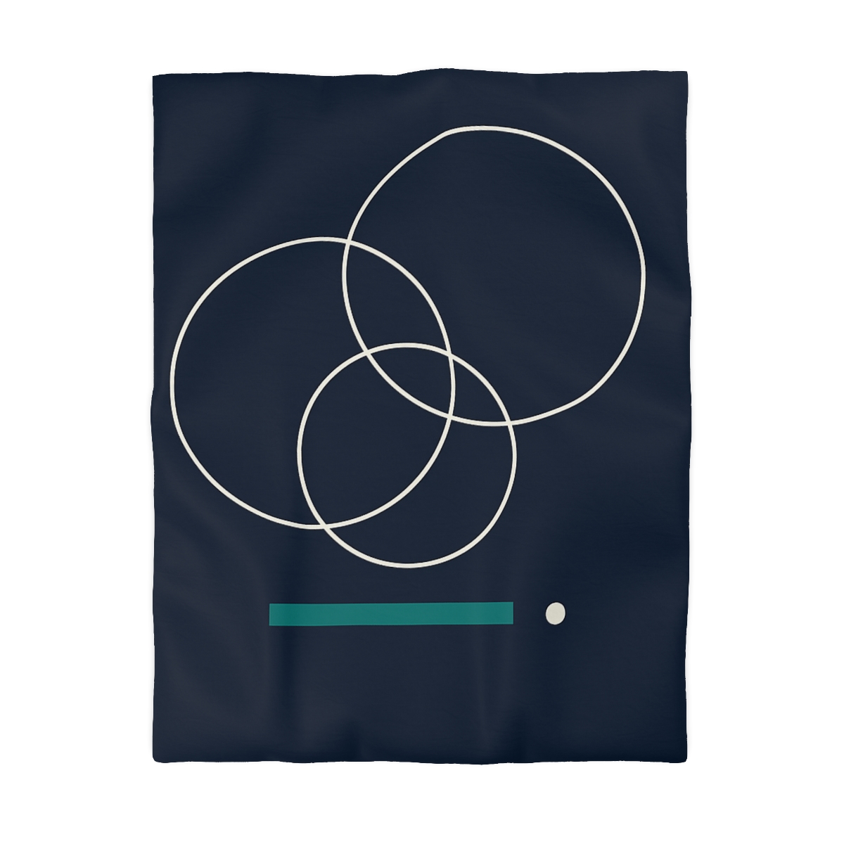 Staggered Rings And Anchored Bar designer printed duvets