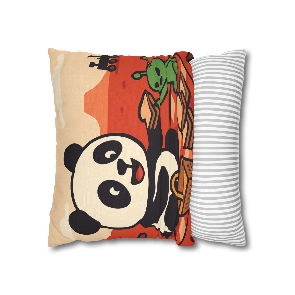 Martian Panda Picnic custom pillow cases
