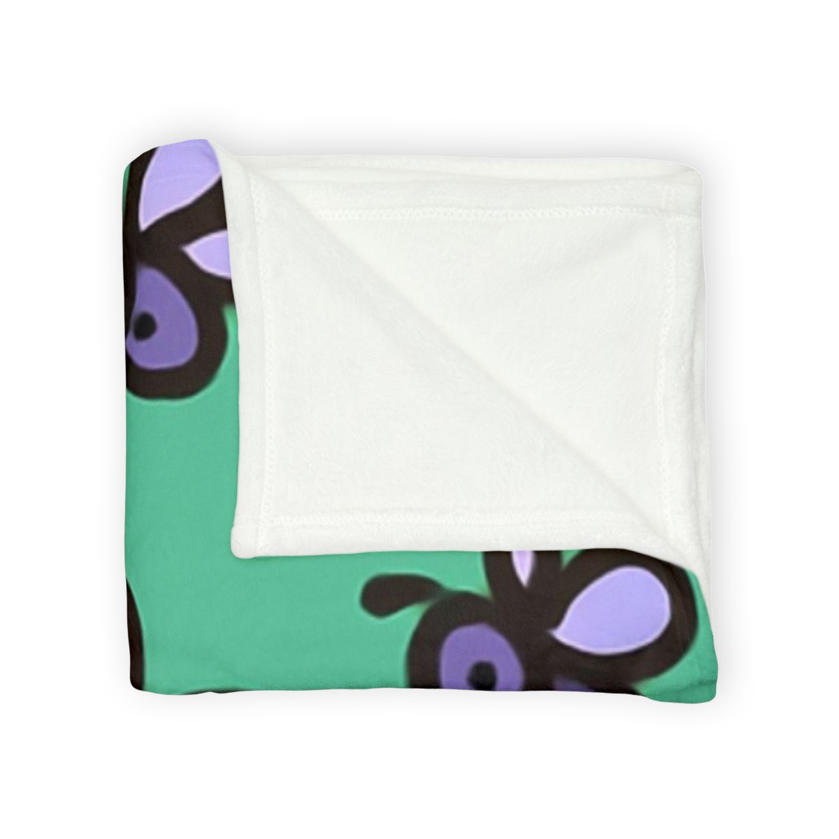 Galactic Garden Giraffe soft fleece blankets