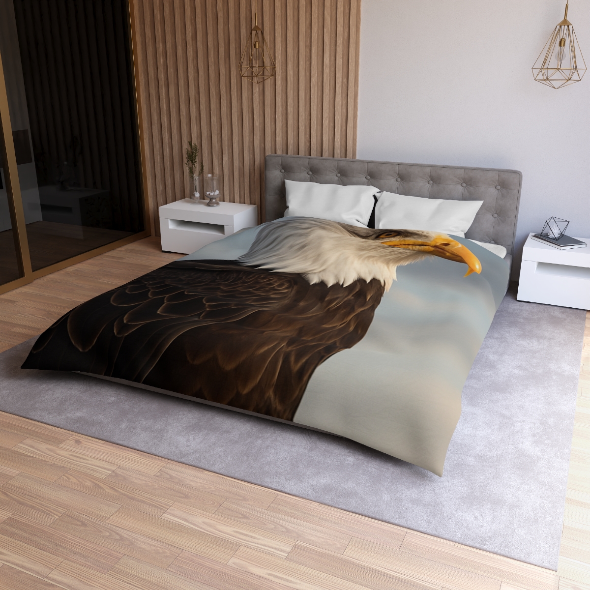 Sky Sovereign Bald Eagle custom duvets