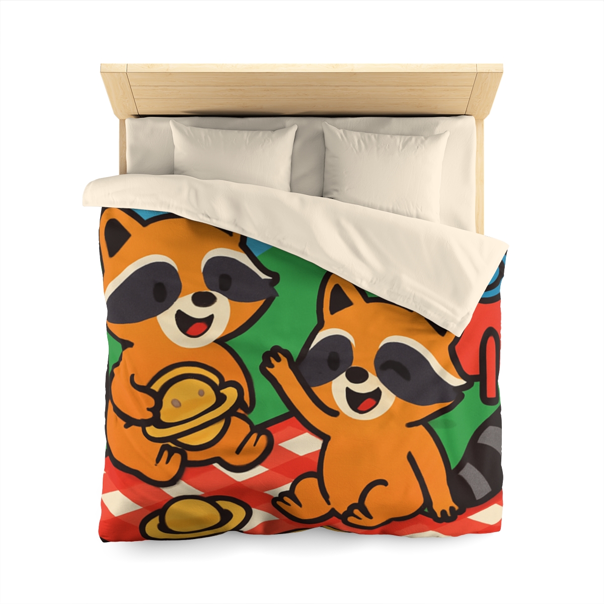 Rocket Racers Picnic designer printed duvets