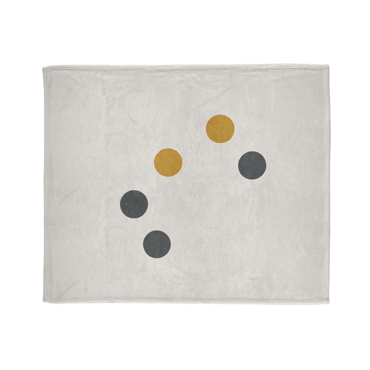 Asymmetric Dot Cluster decorative home blankets