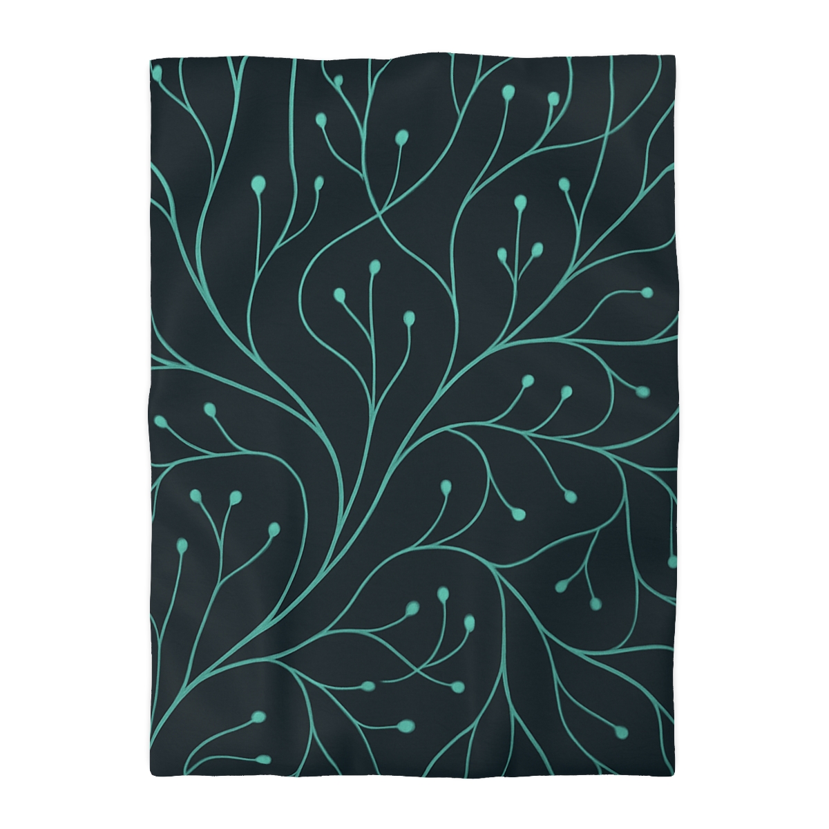 Vine Circuit Network designer printed duvets