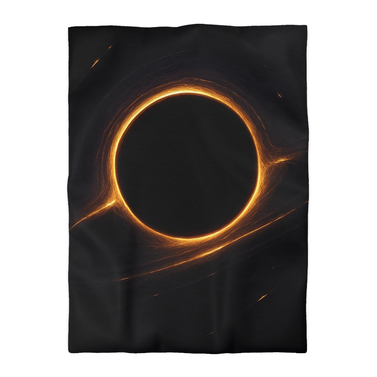 Black Hole Silhouette unique patterned duvets