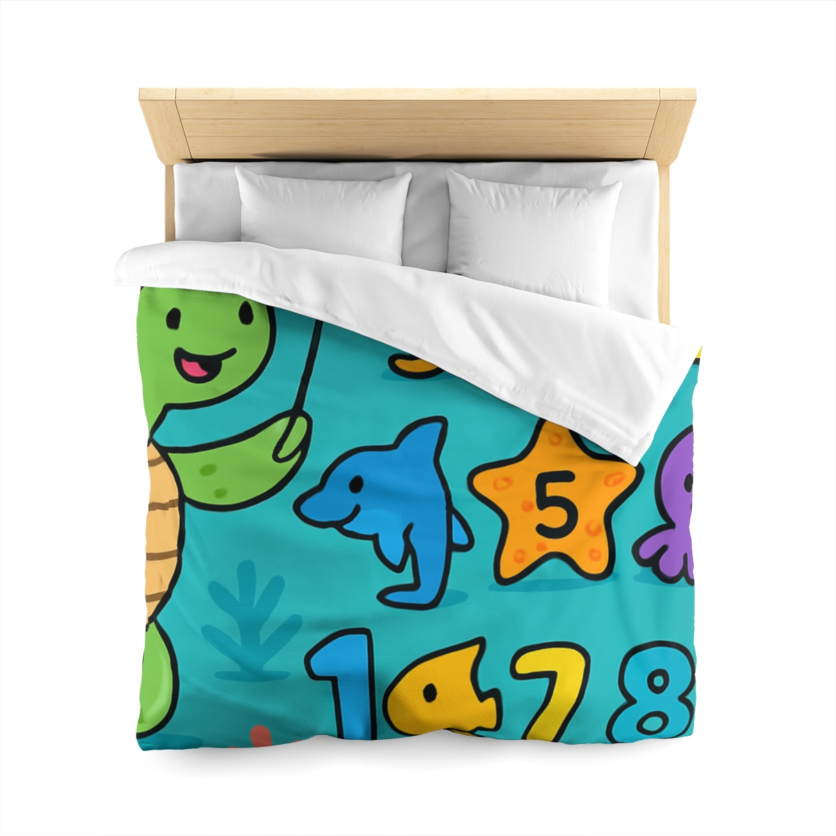 The Coral Reef Number Parade warm winter duvets
