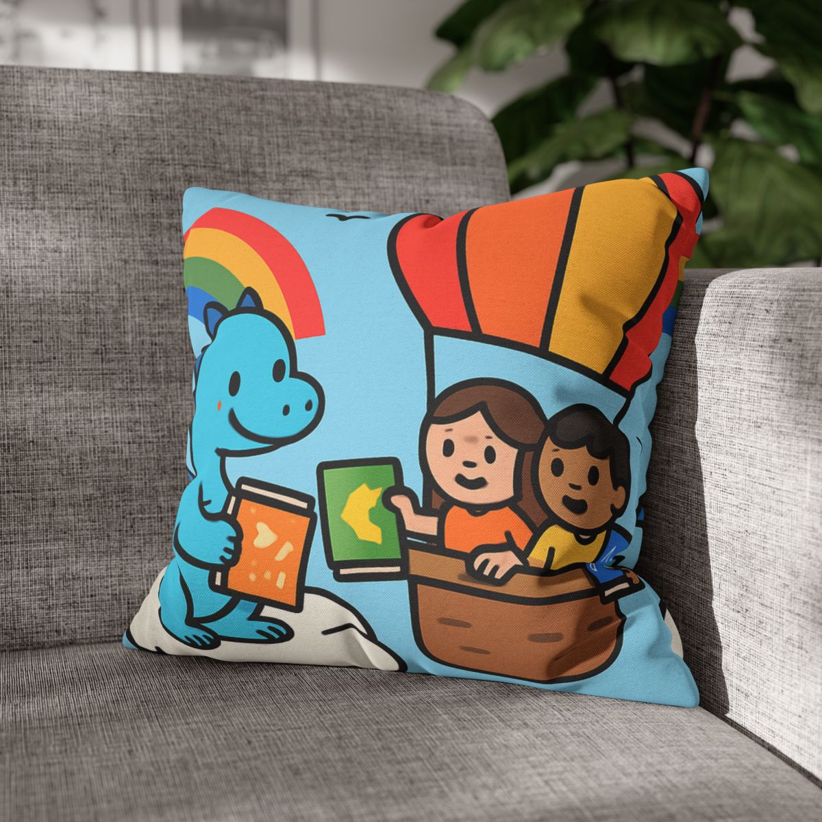 Cloud Library Run By A Gentle Dragon unique gift pillow cases