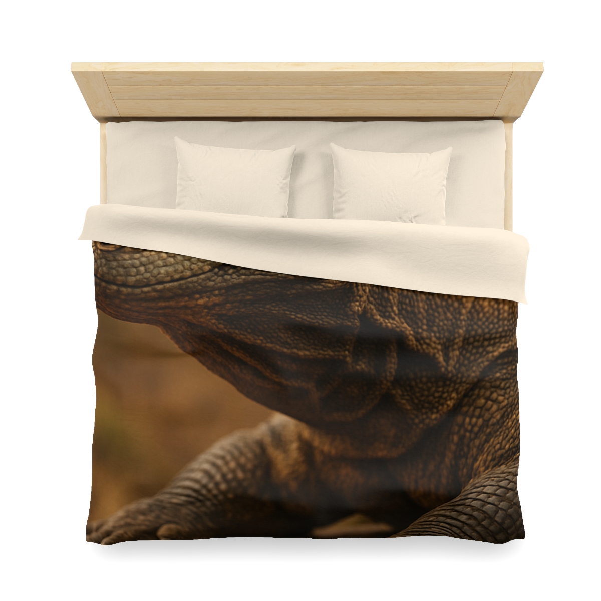 Ancient Scale Komodo Dragon unique patterned duvets