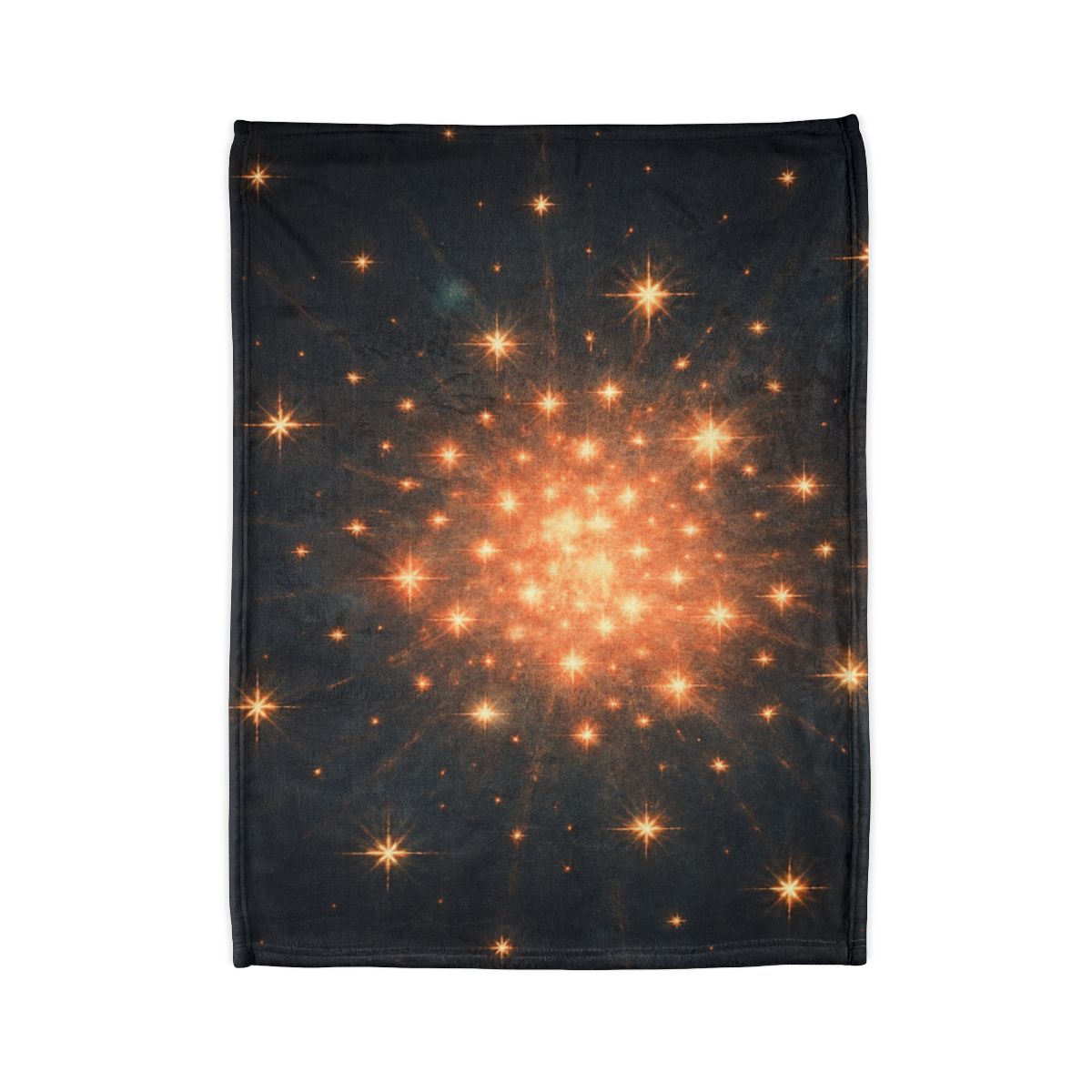 Starburst Mosaic Field personalized cozy blankets
