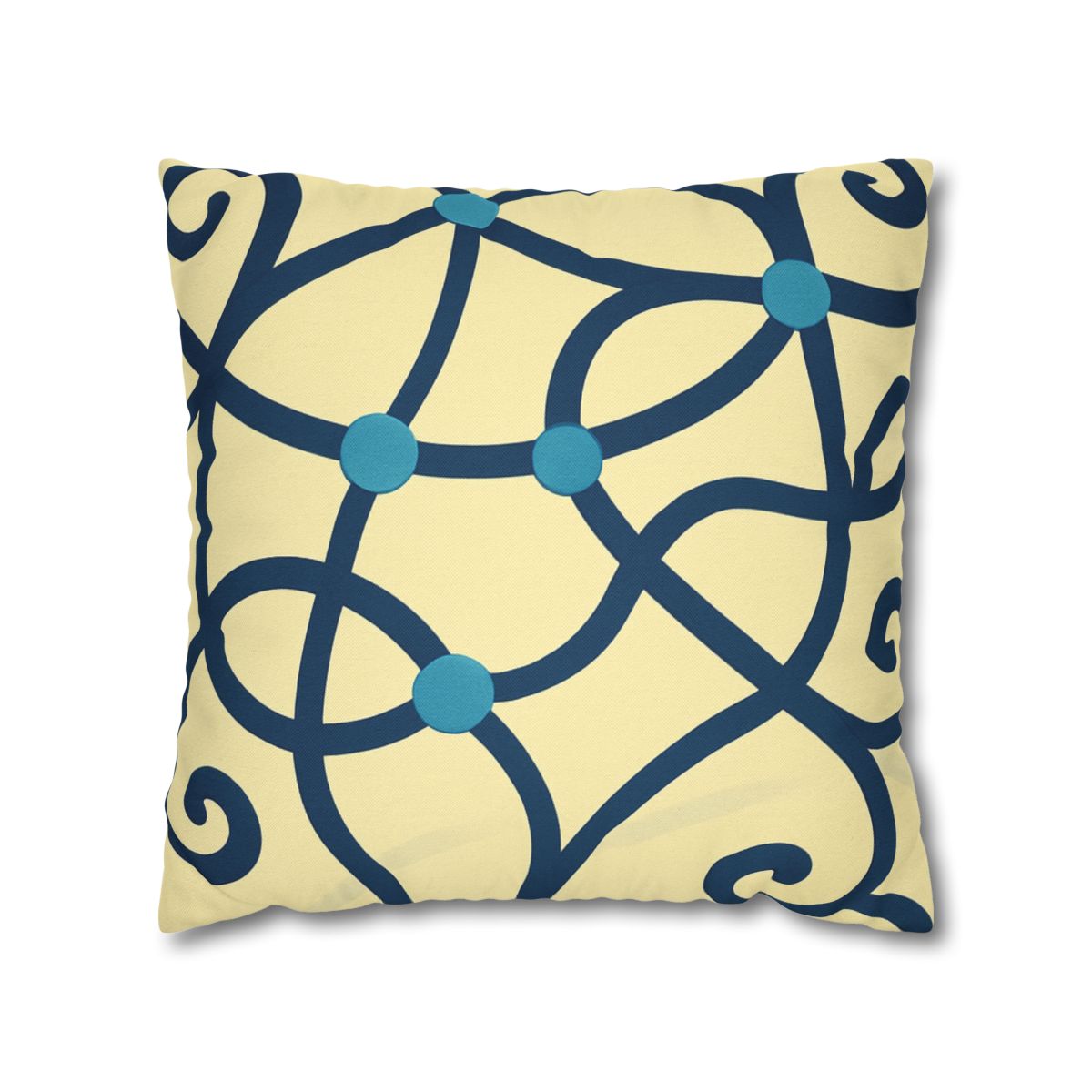 Tendril Ribbon Network trendy patterned pillow cases