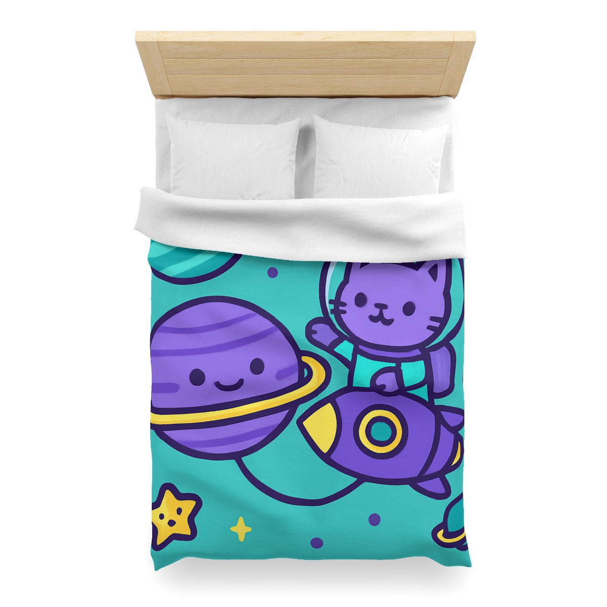 Star Sailor Kitten soft comforter duvets
