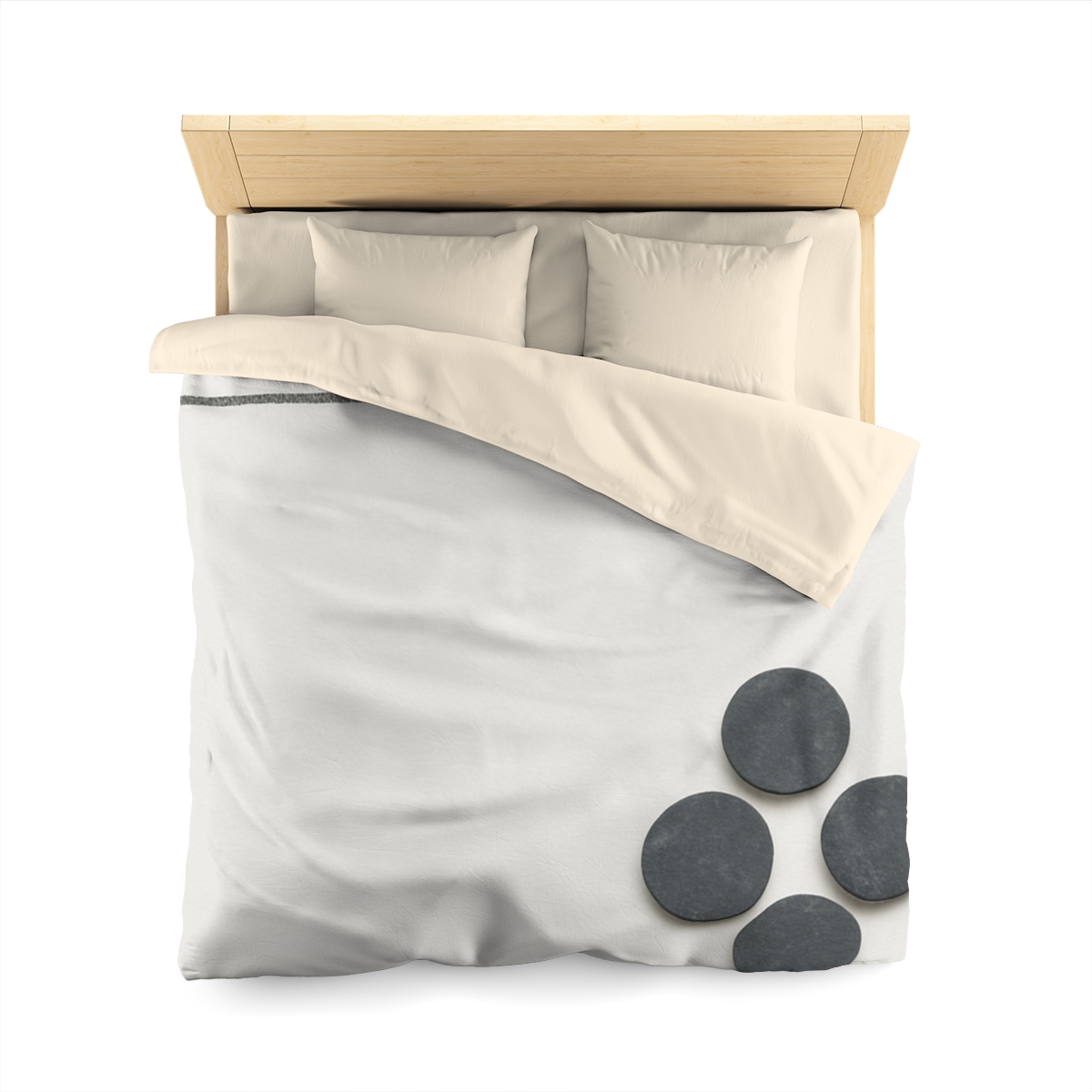 Clustered Dots With Broken Line warm winter duvets