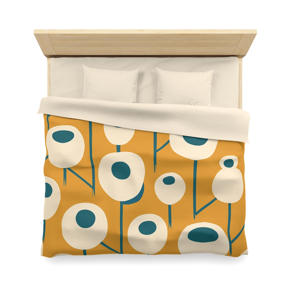 Seed Pod Cluster Grid custom duvets