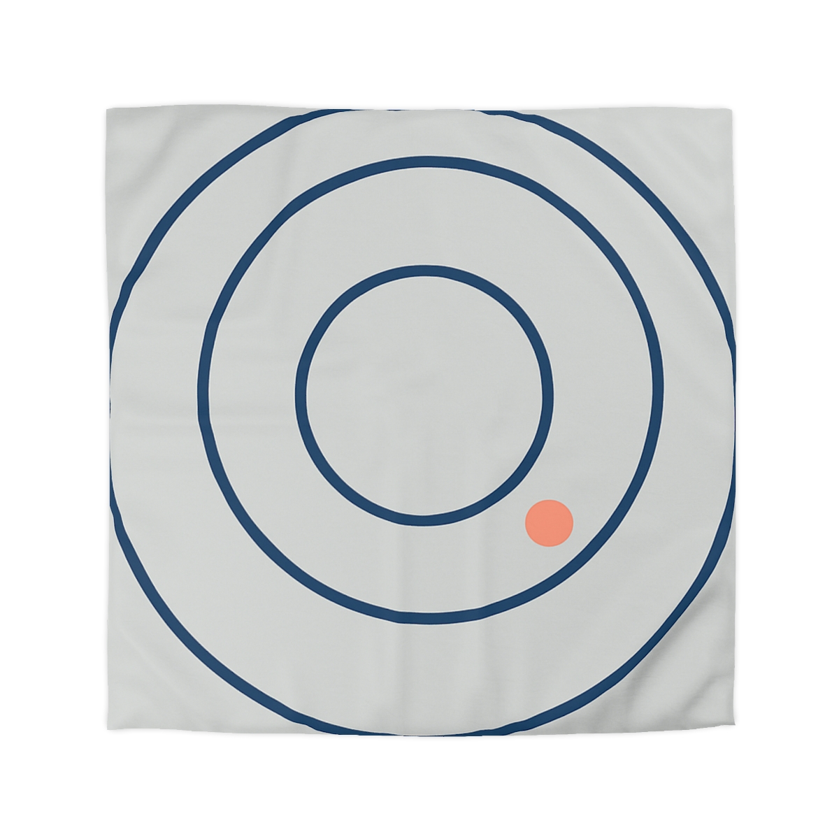 Three Calm Rings With Accent Dot personalized bedding duvets