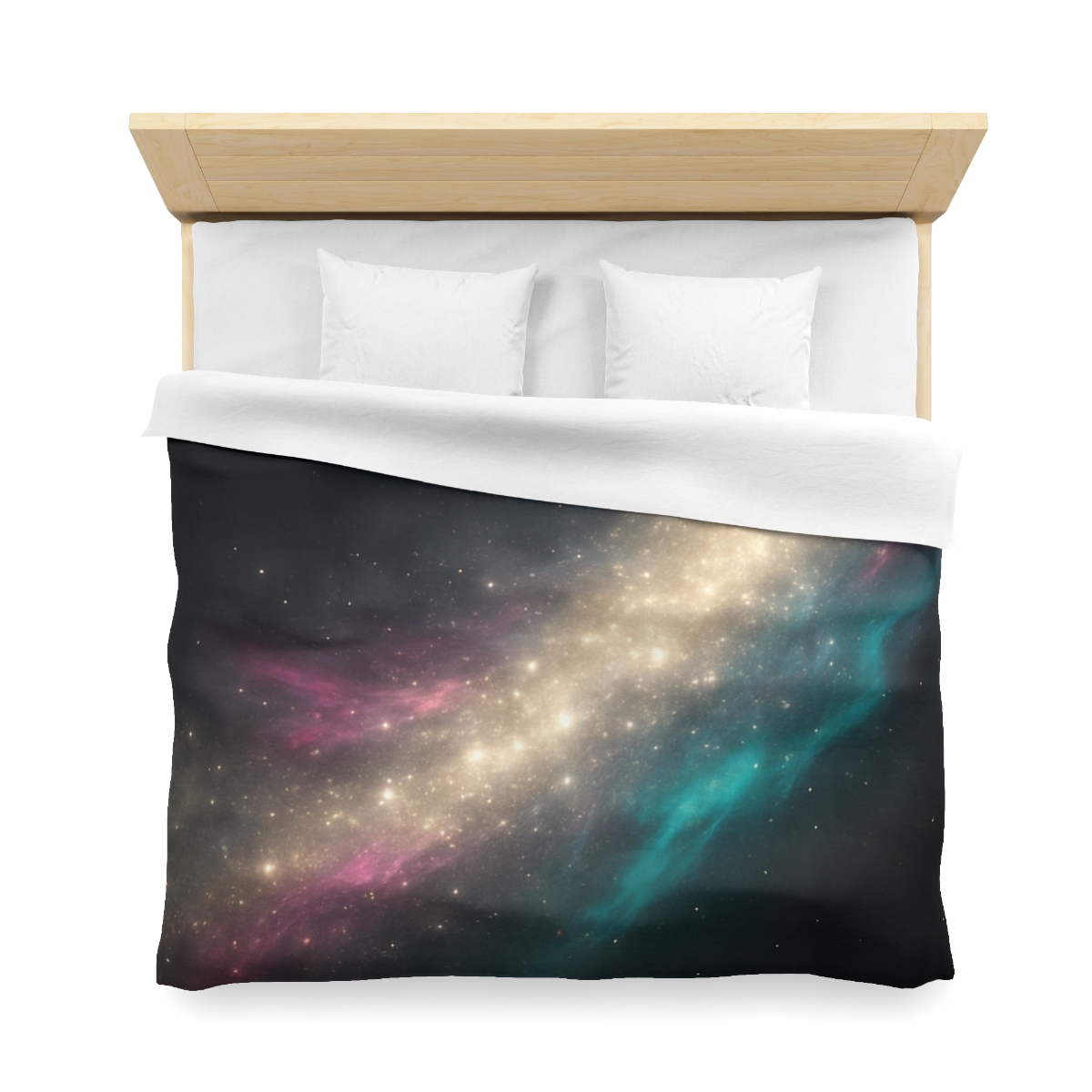 Radiant Flux Starstream personalized bedding duvets