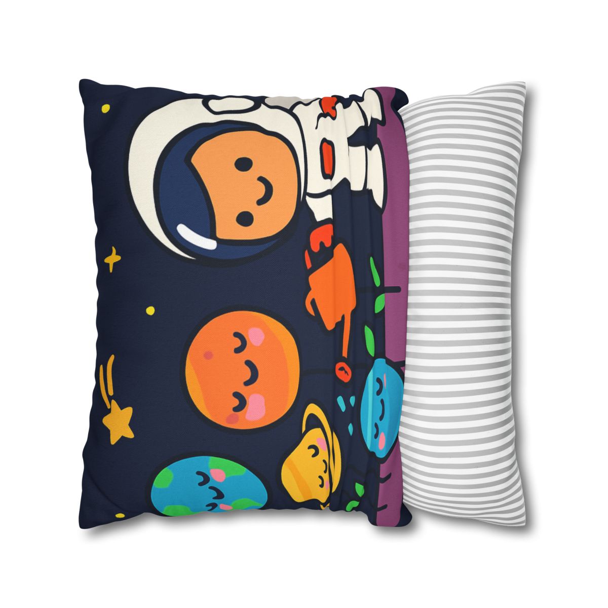 Galaxy Garden Of Friendly Planets comfortable bedding pillow covers