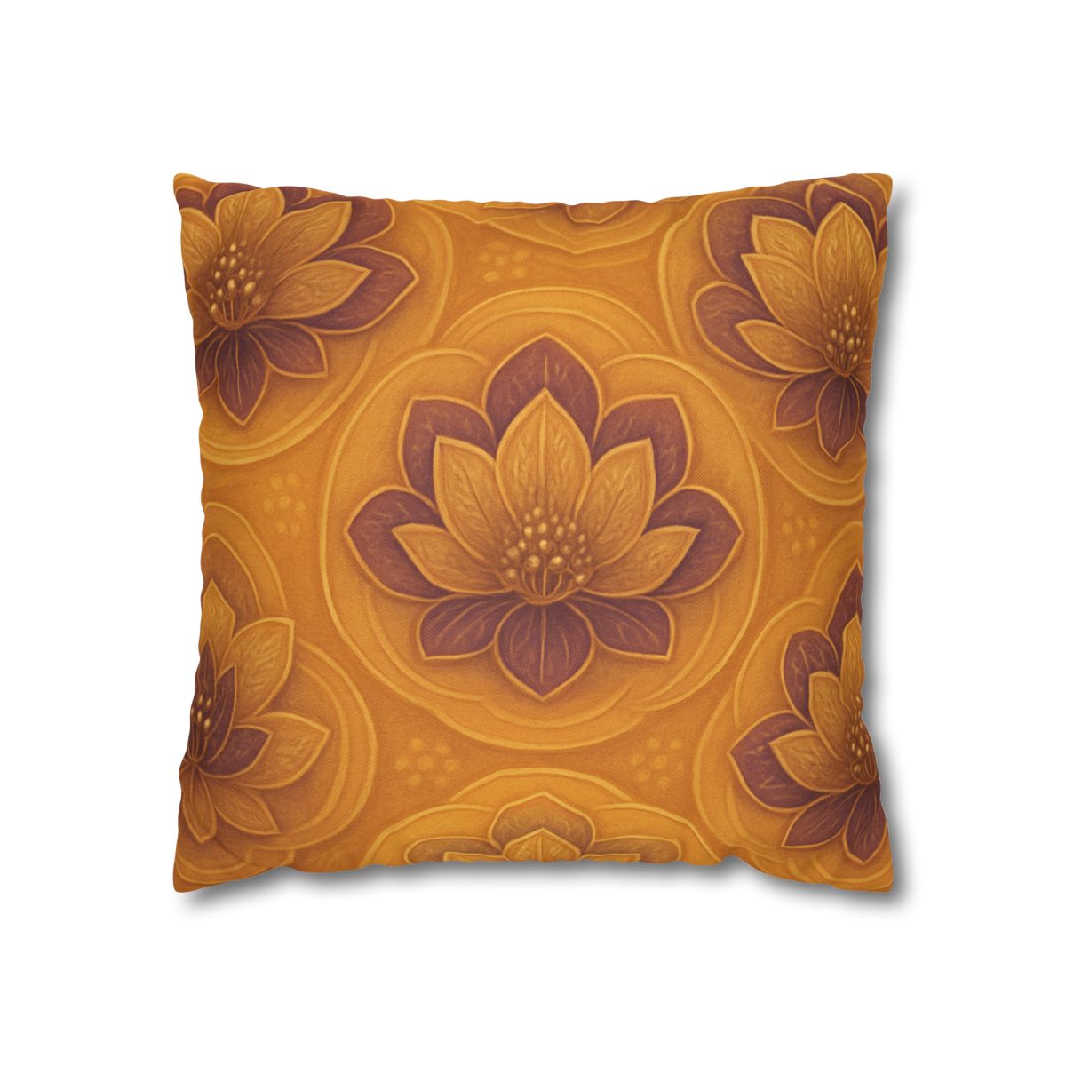 Auric Blossom Halo personalized pillow covers