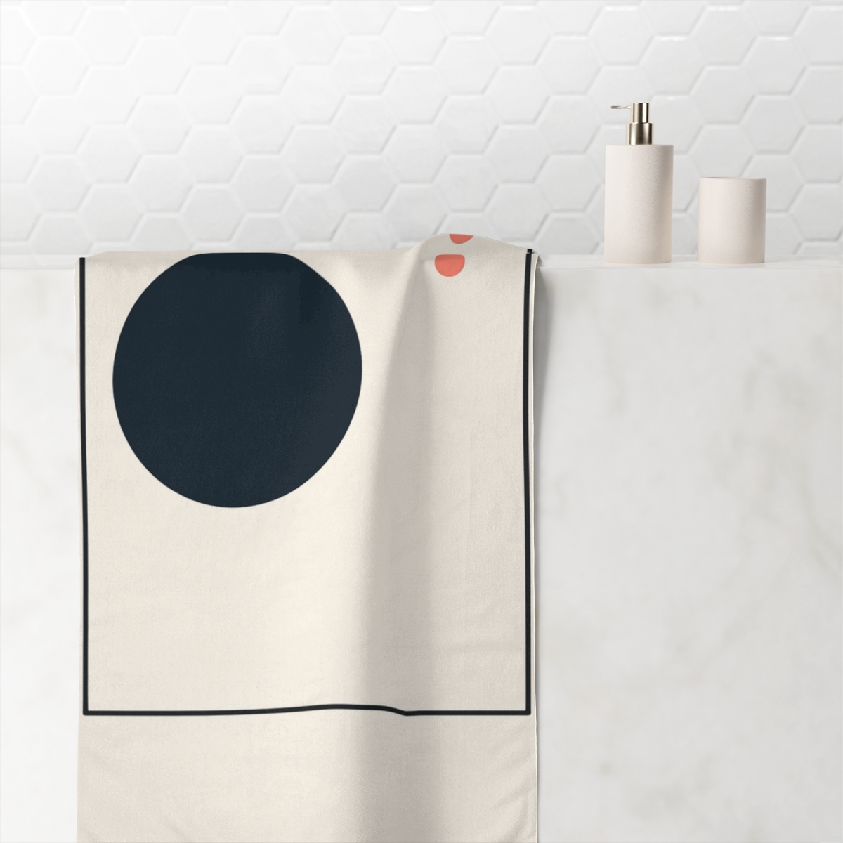 Eclipse Window Offset designer printed towels