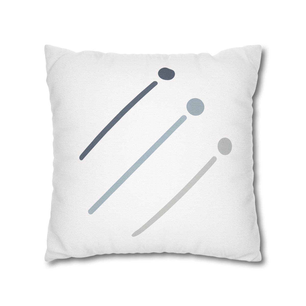 Parallel Comet Paths designer print pillow cases