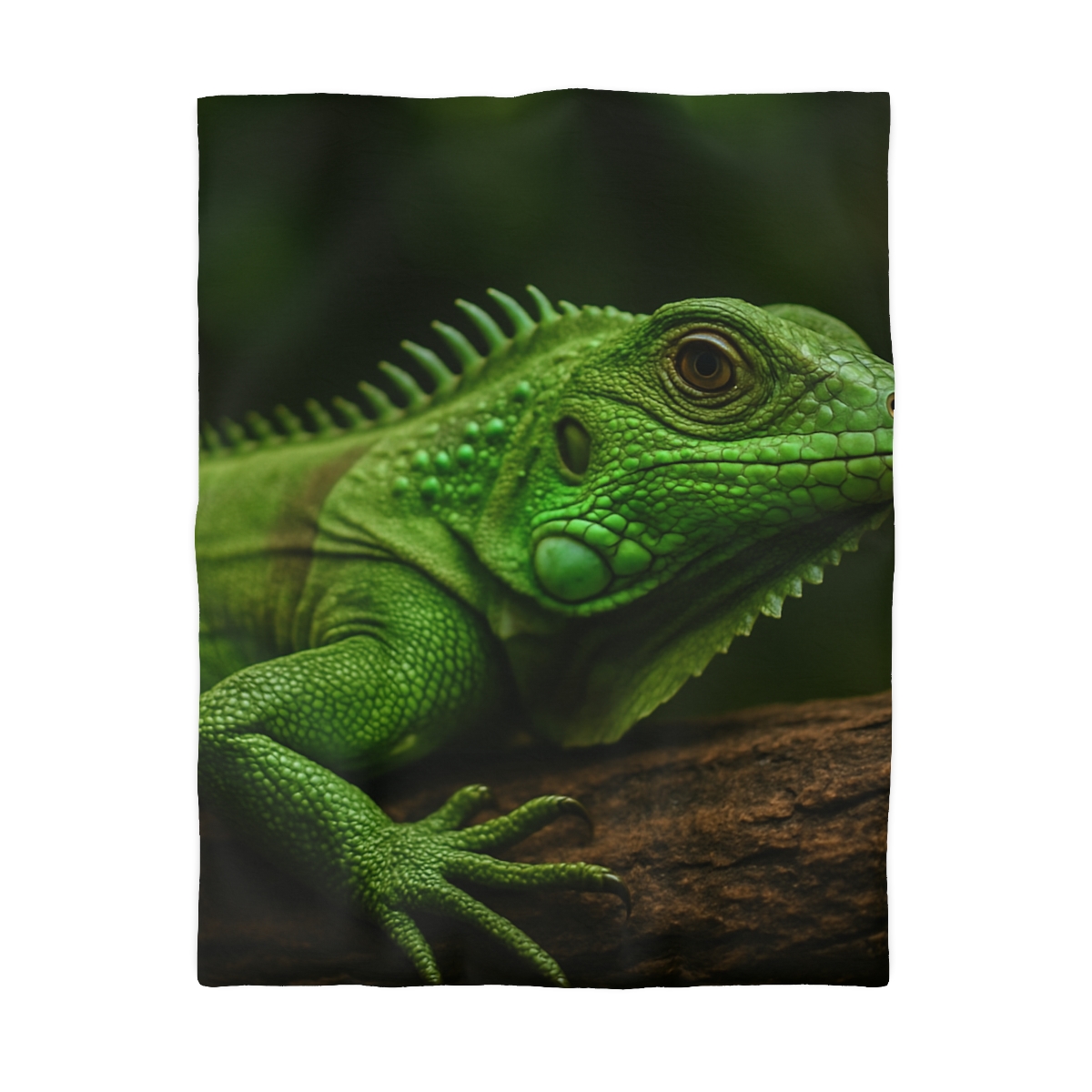Green Iguana Sun Stillness unique patterned duvets