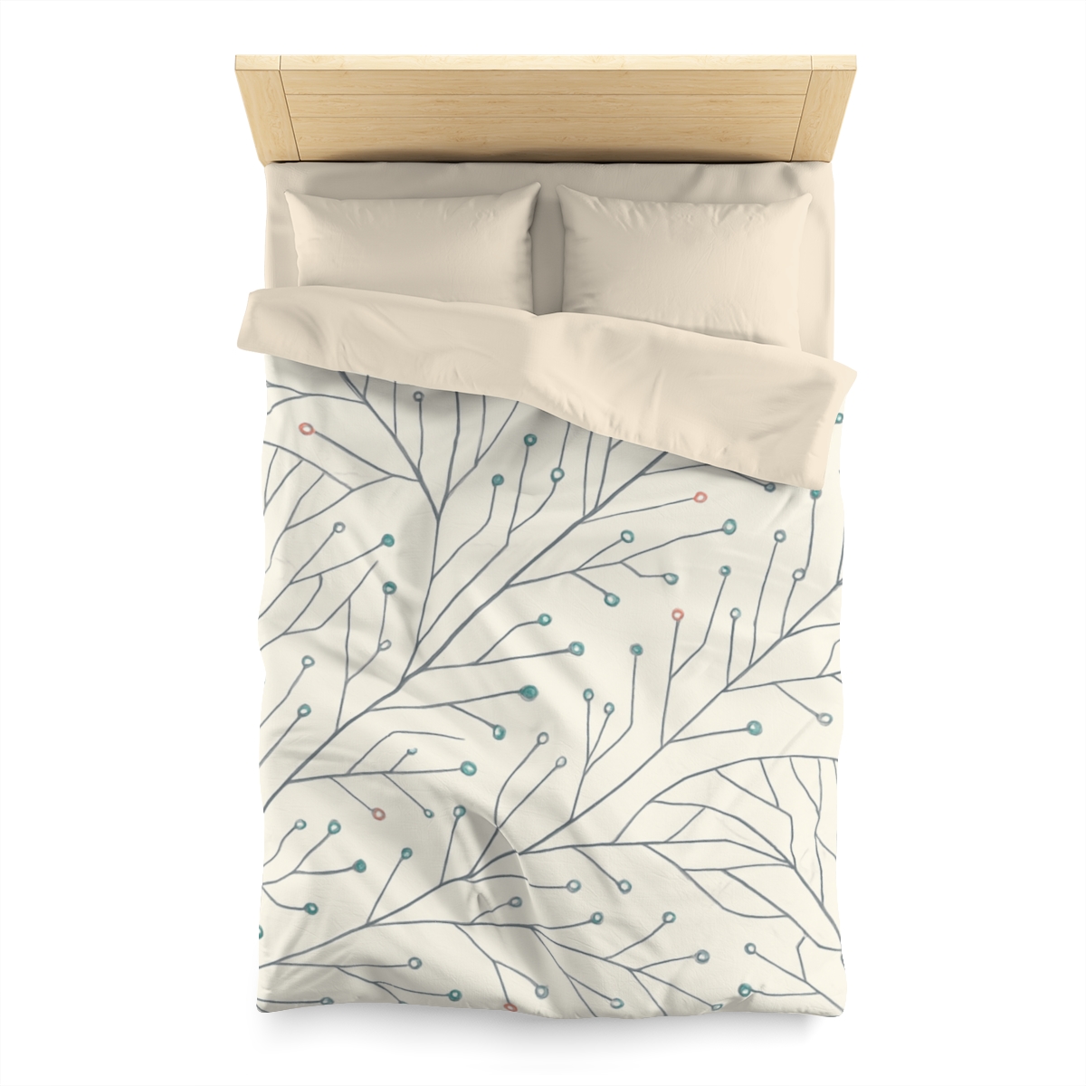 Vein Circuit Filigree designer printed duvets