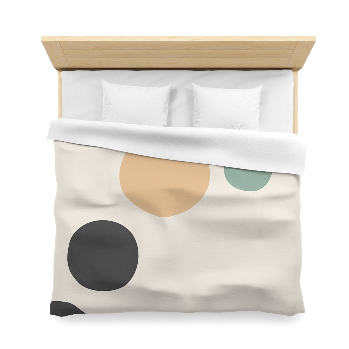 Diagonal Cluster Of Five Circles soft comforter duvets