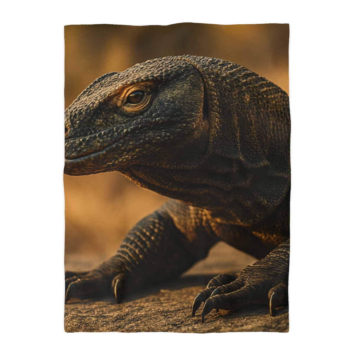 Molten Scale Komodo Dragon personalized bedding duvets