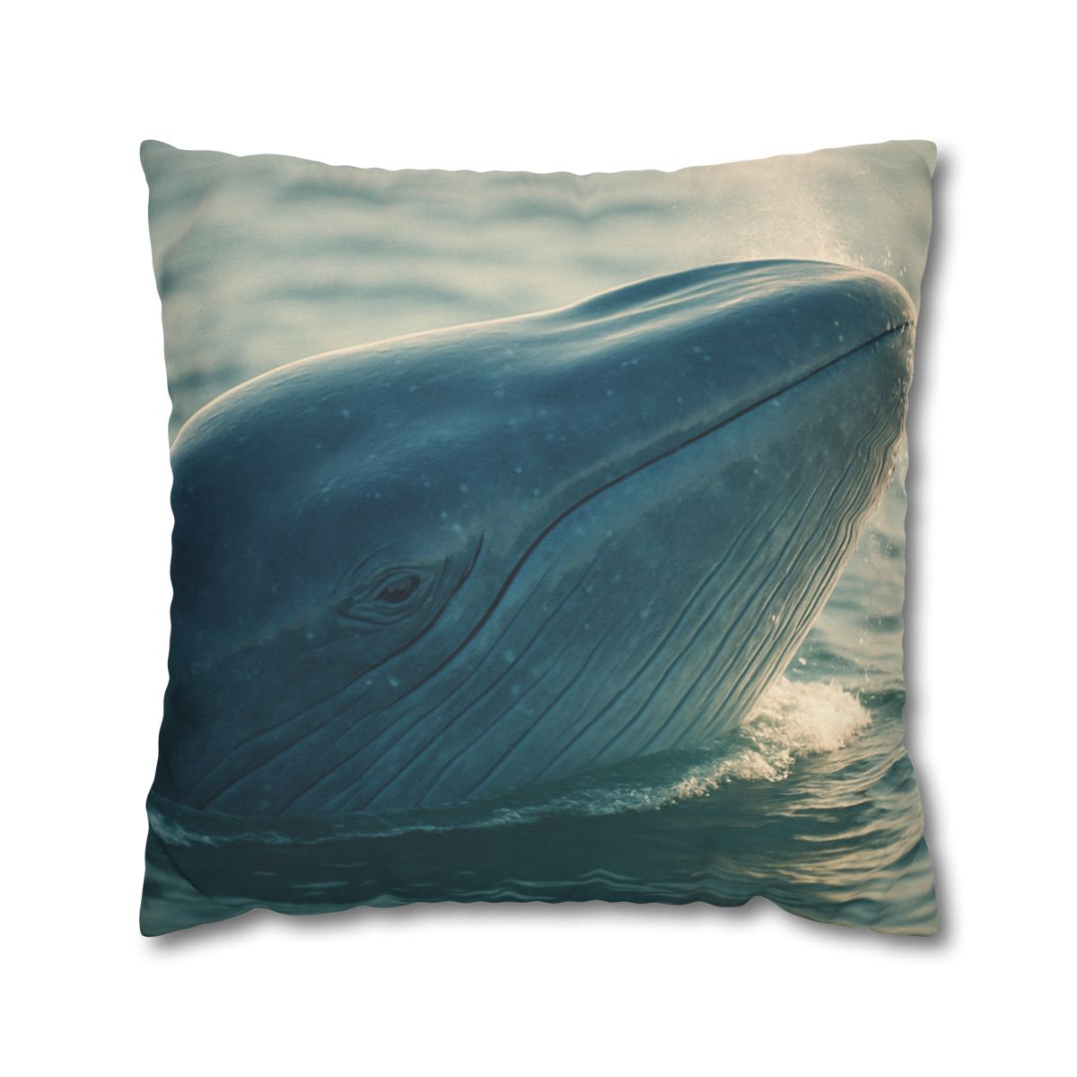 Ocean Song Blue Whale personalized pillow covers
