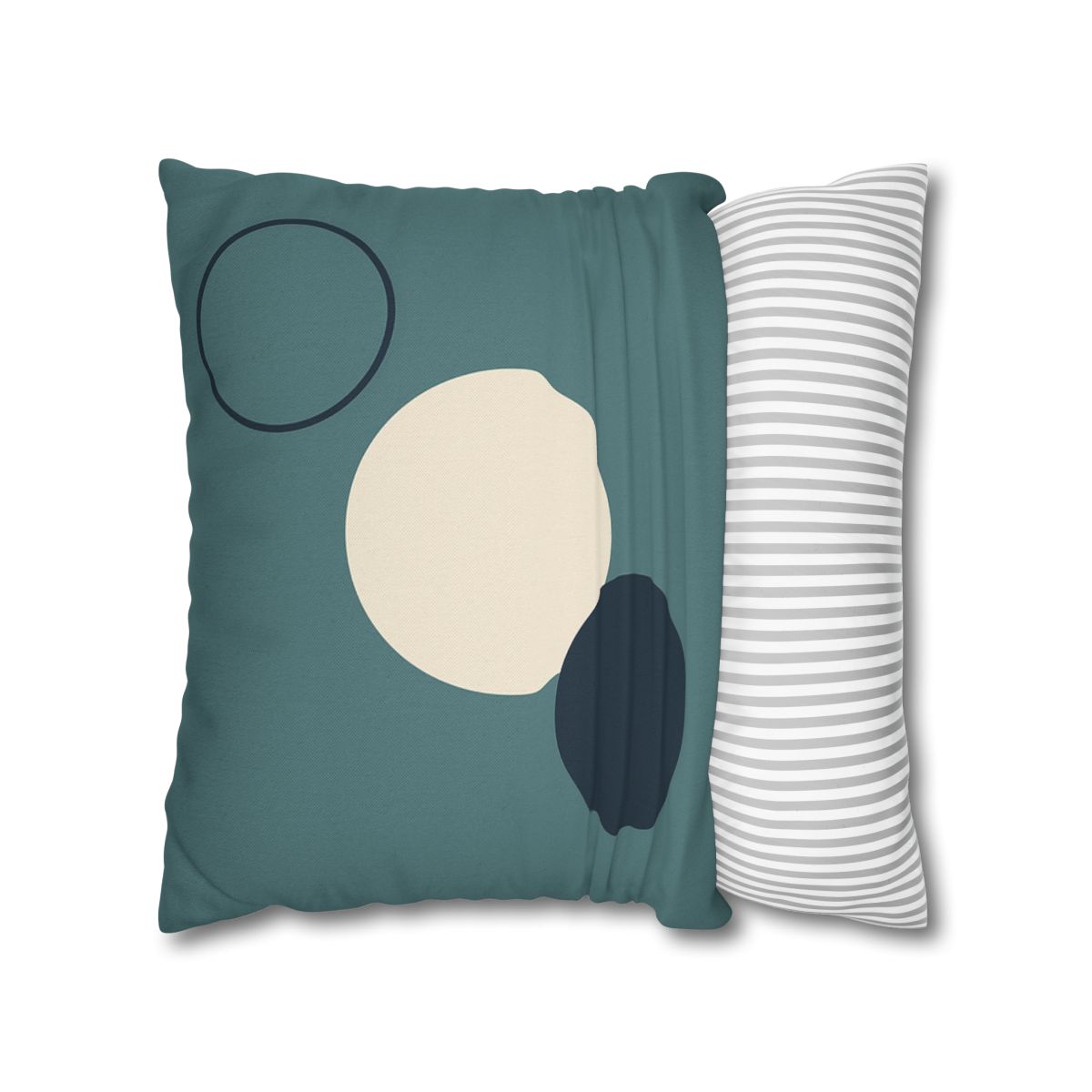 Staggered Trio Of Circles Harmony stylish decorative pillowcases